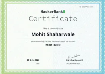 certification